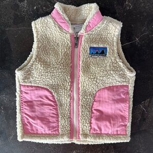 Patagonia baby Sherpa vest size 12 months
